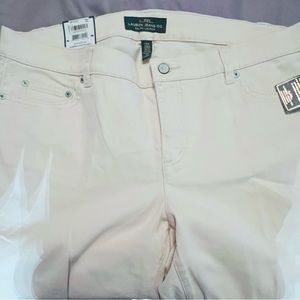 Slimming cropped Ralph Lauren Jeans 14w